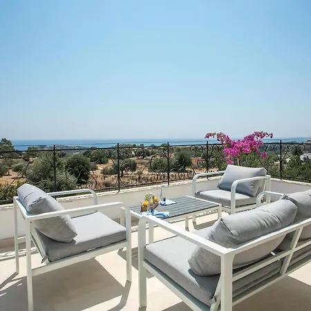 Exclusive Olive & Herb Villa, Mountain To Sea Views, Rhodes *