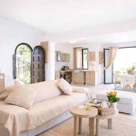 Villa Exclusive Olive & Herb Villa, Mountain To Sea Views, Rhodes *