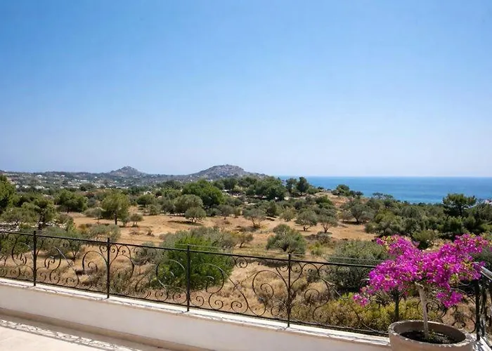 Exclusive Olive & Herb Villa, Mountain To Sea Views, Rhodes 阿凡投