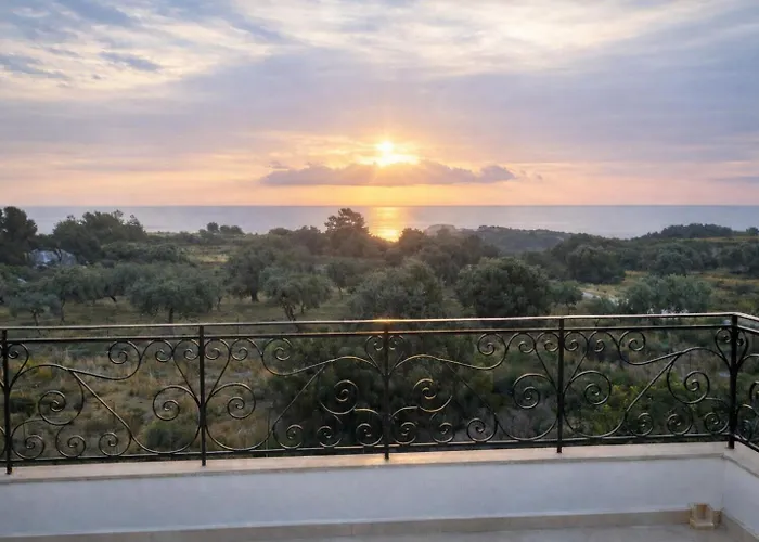 Exclusive Olive & Herb Villa, Mountain To Sea Views, Rhodes * Афанту