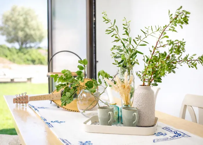 Exclusive Olive & Herb Villa, Mountain To Sea Views, Rhodes 别墅 *