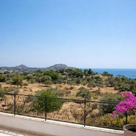 Exclusive Olive & Herb Villa, Mountain To Sea Views, Rhodes Afantou