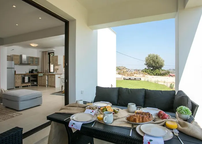 Exclusive Olive & Herb Villa, Mountain To Sea Views, Rhodes Αφάντου