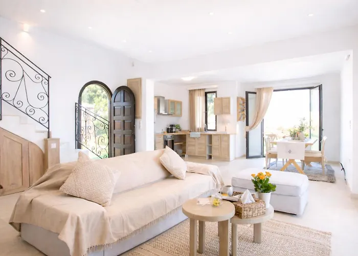 Villa Exclusive Olive & Herb Villa, Mountain To Sea Views, Rhodes *