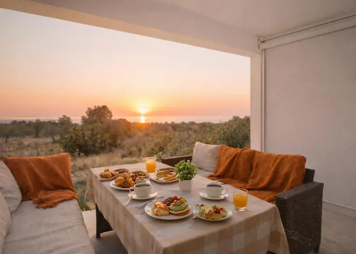 Villa Exclusive Olive & Herb Villa, Mountain To Sea Views, Rhodes Afantou